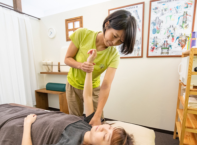 五十肩・四十肩のケア